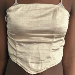 Forever 21 corset crop top